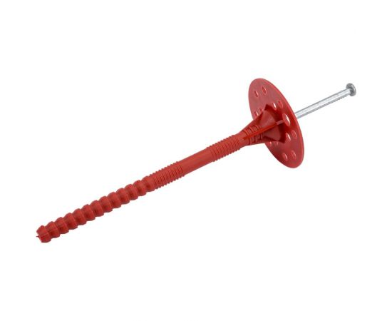 Дюбель для теплоизоляции Tech-Krep с металлическим гвоздём, 10x180 мм, 250 шт. 150053 