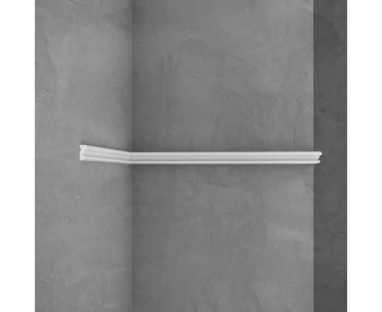 Молдинг гладкий Stenopol 19х8х2000 мм C707 