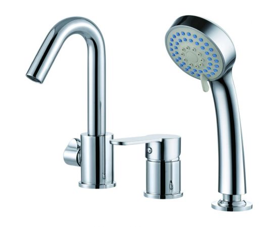 Одноручный смеситель на борт ванны RUSH TE2835-333 