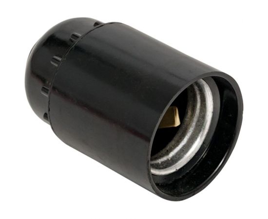 Карболитовый подвесной патрон EKF Е27 черн. индивидуальный пакет LHC-E27-s-p 