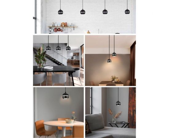 Светильник для натяжных потолков Feron HL3568 на подвесе GX53 15W 230V, черный 90*80, 48090 – изображение 5