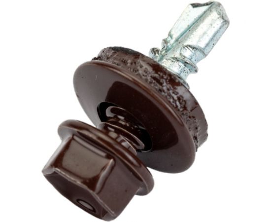 Самосверлящий винт HARDWEX ТМ HWX7-W-P9-5.5x19 мм, св.№3, RAL 8017, 250 шт. 5190000023712 – изображение 2