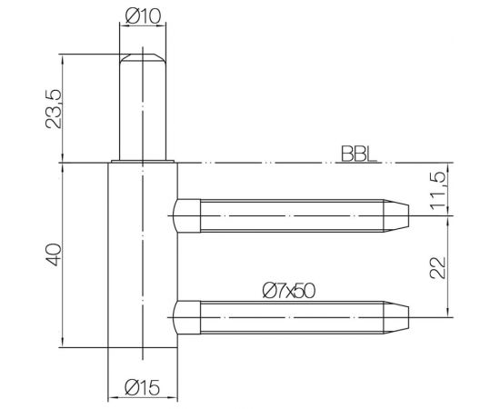 Петля SIMONSWERK Variant V3400 WF часть коробки никелированная 67513 – изображение 2