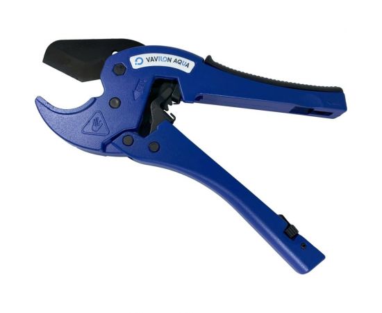 Ножницы-труборез Vavilon Aqua для резки пластиковых труб 16-42мм, полуавтомат резиновая ручка VA/Type-2 – изображение 2