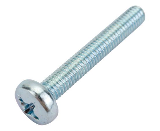Винт КРЕП-КОМП полуцилиндрическая головка, цинк DIN7985 6х40 250шт вц640ф – изображение 4