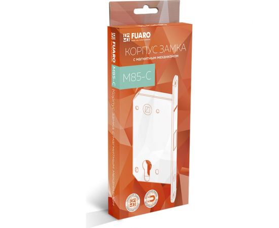 Межкомнатный замок под цилиндр Fuaro MAGNET M85C-50 SN матовый никель new plate 42789 – изображение 3