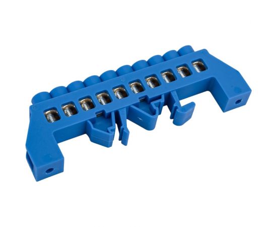 Шина TDM N нулевая в изоляторе на DIN-рейку 8x12мм 10 групп SQ0801-0078 – изображение 9