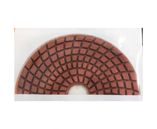 Круг алмазный гибкий шлифовальный АГШК (100 мм; Р50; с водой) BOHRER 55110005 – изображение 2