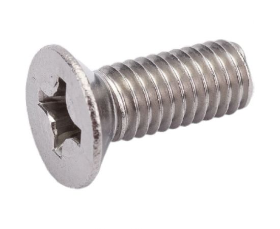 Нержавеющий винт с потайной головкой KREPFIELD M6x16 мм, DIN 965, А2, крестообразный шлиц PH, 30 шт. 965А2ВИНТ6Х16-30 – изображение 2