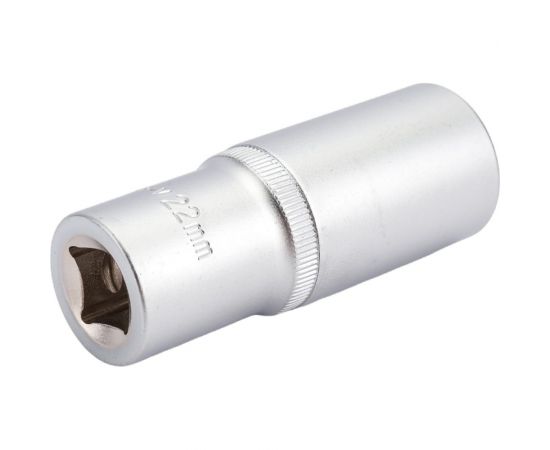 Головка торцевая глубокая 6 граней (22 мм; 1/2 Dr) KRAFT KT 700386 – изображение 2