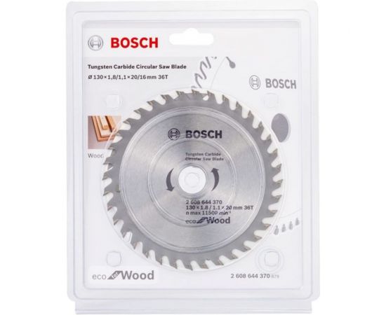 Пильный диск ECO WOOD (130x20 мм; 36T) Bosch 2608644370 – изображение 2