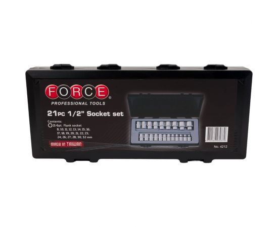 Набор головок 1/2" 21 шт. FORCE 4212 – изображение 3