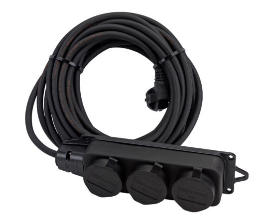 Удлинитель-шнур TDM силовой каучук УШз16-103 IP44 3 гнезда с/з, 10м КГ 3х1,5 SQ1302-0346 – изображение 7