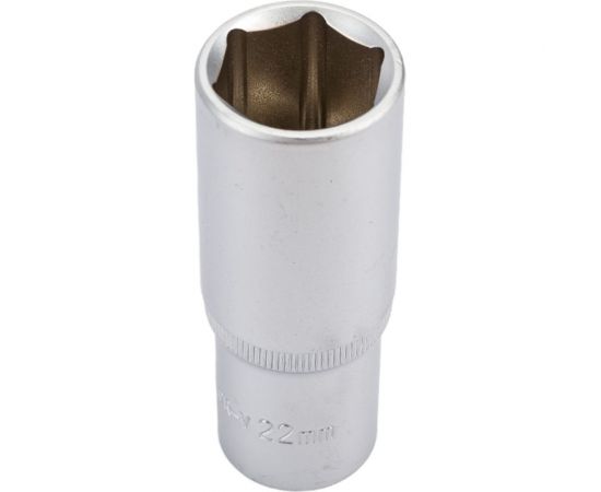 Головка торцевая глубокая 6 граней (22 мм; 1/2 Dr) KRAFT KT 700386 – изображение 5