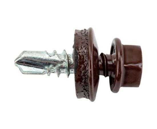 Самосверлящий винт HARDWEX ТМ HWX7-W-P9-5.5x19 мм, св.№3, RAL 8017, 250 шт. 5190000023712 – изображение 4