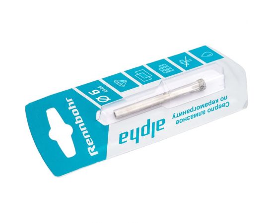 Сверло алмазное по керамограниту и керамике 6 мм RENNBOHR 676206 – изображение 3