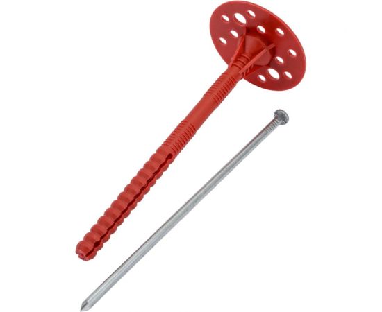 Дюбель для теплоизоляции Tech-Krep с металлическим гвоздём, 10x180 мм, 250 шт. 150053 – изображение 4