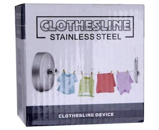 Шнур для белья Аквалиния выдвижной, с фиксатором, 2.8 м А-01 – изображение 4