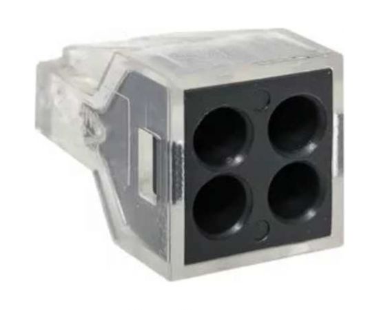 Строительно-монтажная клемма EKF СМК 773-104, 4 отверстия, 1,0-2,5мм2, 100шт, PROxima SQ plc-smk-104 – изображение 3