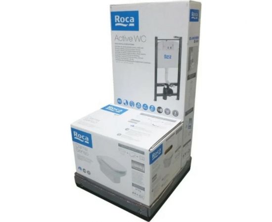 Унитаз Roca ПЭК DAMA SENSO NEW тонкое, сиденье с микролифтом, инсталляция 00066647 – изображение 2