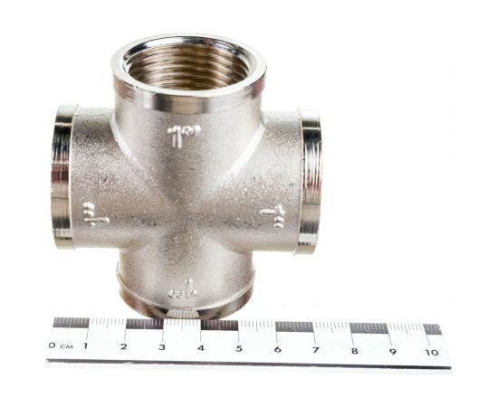 Прямая крестовина 1" Valtec VTr.760.N.0006 77483 – изображение 2