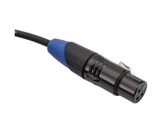 Межблочный балансный кабель PROCAST cable XLR m/XLR f.1 XLR m/XLR f, длина 1m, черный НФ-00000419 – изображение 2