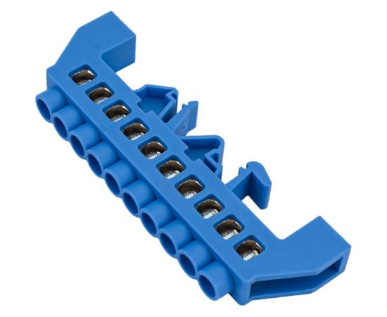 Шина TDM N нулевая в изоляторе на DIN-рейку 8x12мм 10 групп SQ0801-0078 – изображение 6