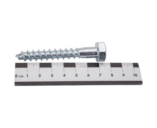 Шуруп с шестигранной головкой Качественный КРЕПЕЖ 10х70, 35 шт. 0500573 КЧ – изображение 5
