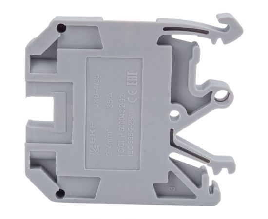 Клемма EKF JXB- 4 мм2 серая 50 шт plc-jxb-4/35 gy – изображение 2