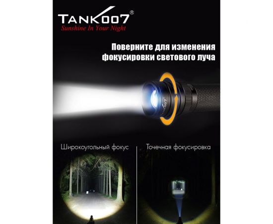 Светодиодный фонарь с комплектацией TANK007 TK737R5 – изображение 4