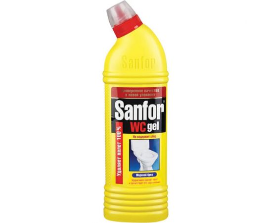 Средство для уборки туалета 750 г WC gel Морской бриз SANFOR 1549 601959 
