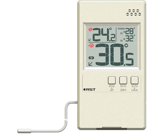 Оконный термометр RST, дом-улица, слоновая кость ivory RST01591 