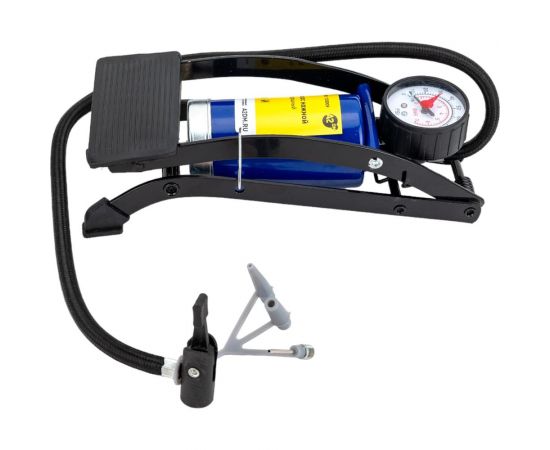 Ножной насос A2DM манометр, армированный шланг 60 см 120009 