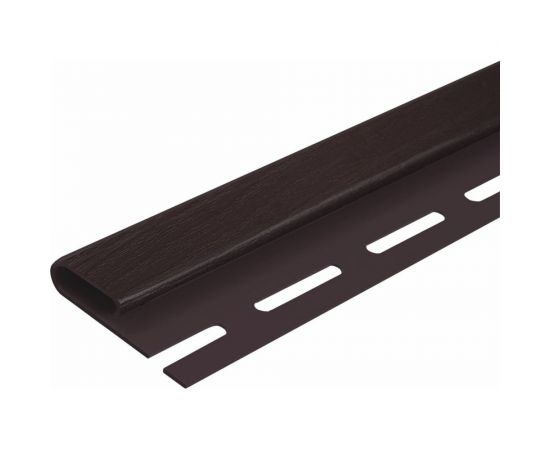 Финишный профиль к сайдингу PROFBUILD акрил коричневый 51609 