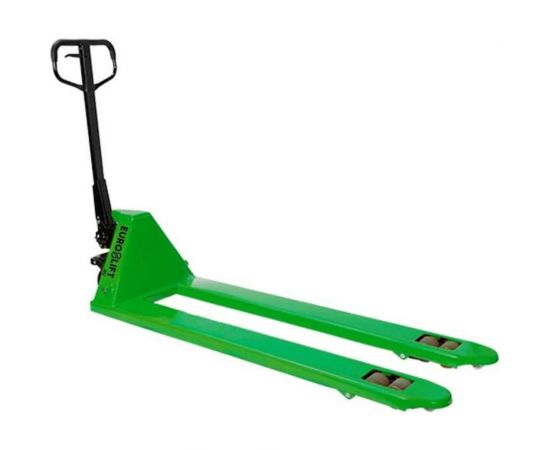 Гидравлическая тележка EURO-LIFT JD01 г/п 2 т, L=1150 мм, B=550 мм, П/У колеса 00-00004684 