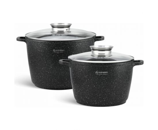 Набор круглых казанов EDENBERG 6.2 л, 10 л EB-8133 