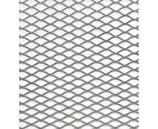 Сетка ПВЛ/ЦПВС просечно-вытяжная стальная неокрашенная лофт Фабрика сеток ""Железный слон"" ячейки 8x8 мм, перемычка 2 мм, рулон 1.25x2 м PVS000025-2 