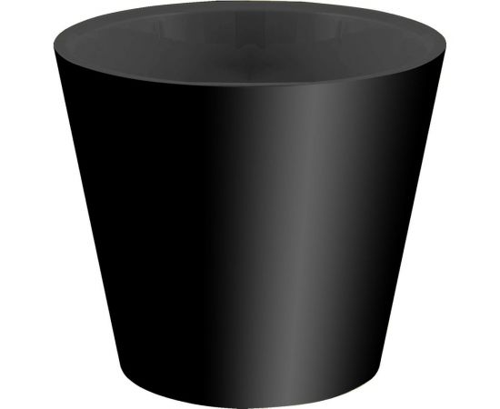 Горшок для цветов Idiland rosemary диам. 330 мм, 16 л, с дренажной вставкой, на колесиках, черный 692216004ЧЕР 