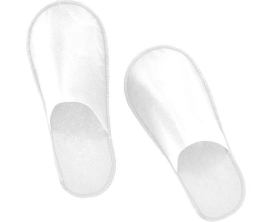 Одноразовые тапочки с закрытым мысом SMZ Антикризисные 4 мм, белый, 25 пар ГПТА/3М/Б-№1/25/150 