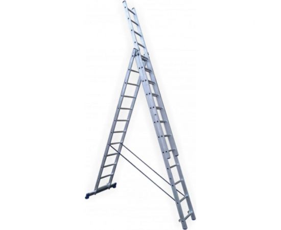 Универсальная усиленная трехсекционная лестница STAIRS 13 ступеней ALP 313 – изображение 4