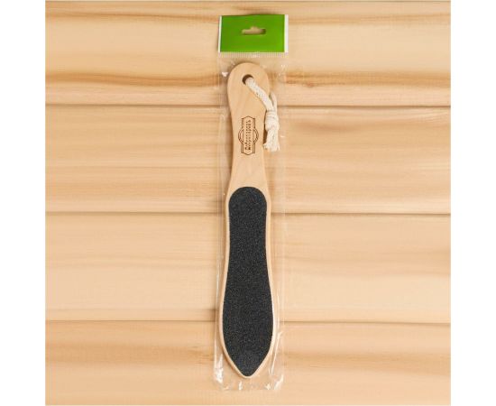 Банная абразивная терка для ног Добропаровъ 150/80, 25x4.5x0.6 см 7000453 – изображение 4