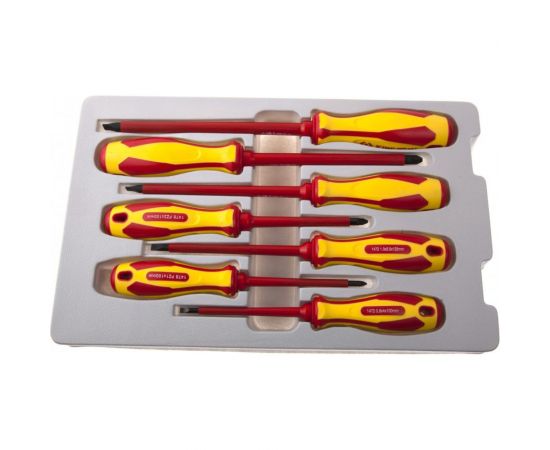 Набор отверток в коробке KING TONY диэлектрические 7 предметов 30617MR – изображение 3