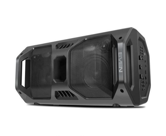 Портативная колонка SVEN АС PS-600 черная, 50 Вт, TWS, Bluetooth, FM, USB, microSD, LED-дисплей, 4000 мА*ч SV-018443 – изображение 8