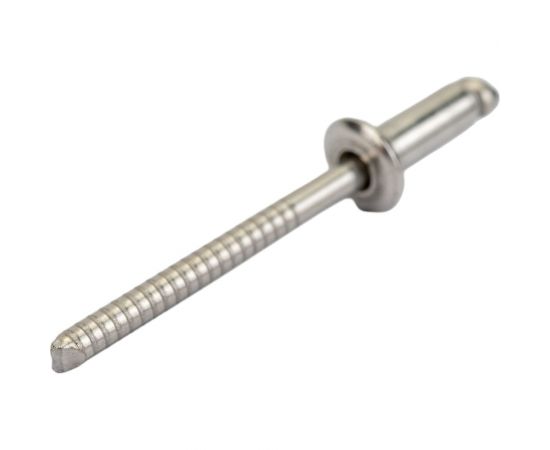 Вытяжная нержавеющая заклепка со стандартным бортиком KREPFIELD 4x10 мм, ART 9052, А2, 100 шт. 9052ЗАКЛЕПКА4Х10А2-100 – изображение 3