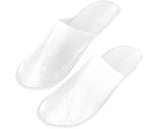 Одноразовые тапочки с закрытым мысом SMZ Антикризисные 4 мм, белый, 25 пар ГПТА/3М/Б-№1/25/150 – изображение 4