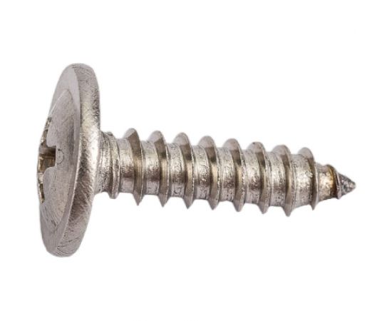 Нержавеющий саморез с прессшайбой KREPFIELD 4,2x16 мм, ART 9999, А2, самонарезающий, крестообразный шлиц PH, 50 шт. 9999A2саморез с прессшайбой4.2X16-50 – изображение 4