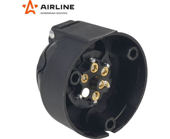 Розетка фаркопа Airline ЛАЙТ 12 В, 7 контактов, пластик ATE-21 – изображение 3