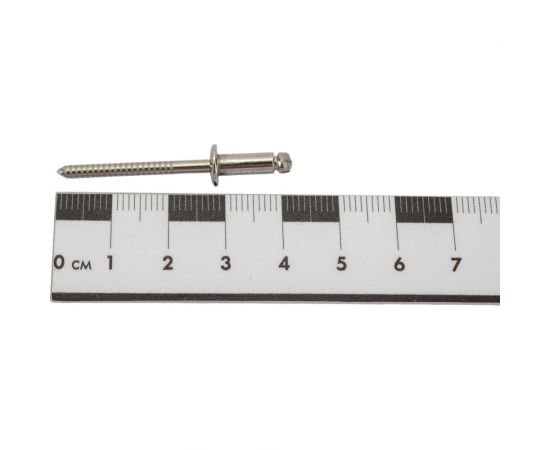 Вытяжная нержавеющая заклепка со стандартным бортиком KREPFIELD 4x10 мм, ART 9052, А2, 100 шт. 9052ЗАКЛЕПКА4Х10А2-100 – изображение 2