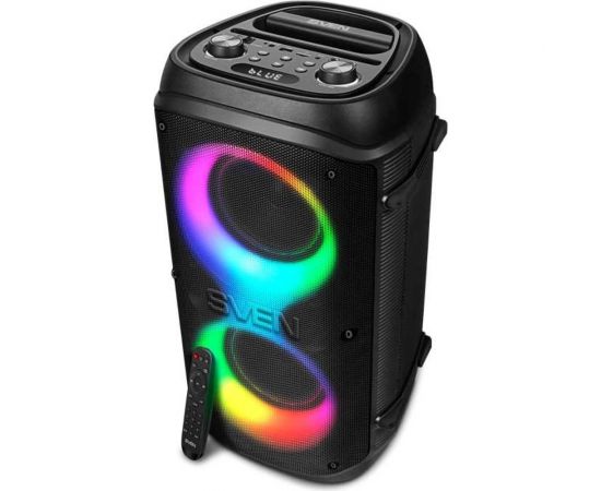 Портативная колонка SVEN АС PS-800 черная, 100 Вт, TWS, Bluetooth, FM, USB, microSD, LED-дисплей, 4400 мА*ч SV-021511 – изображение 7