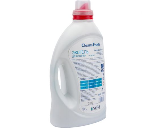 Гель для стирки CLEANANDFRESH universal, 3 л Cl63000u – изображение 2